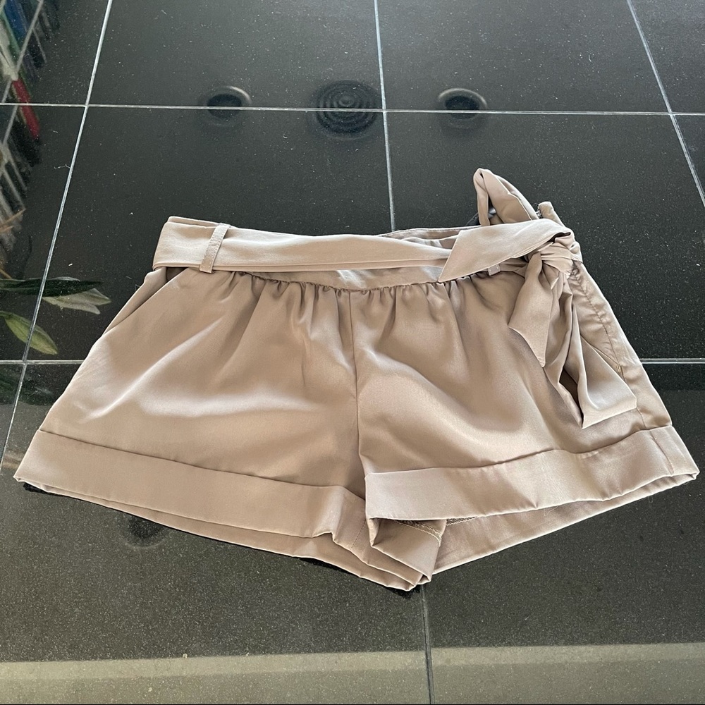 Express Silky Shorts w/ Bow Tie
